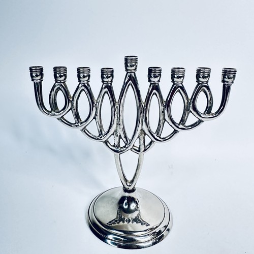 Vintage silver tone hanukkah - vintage,