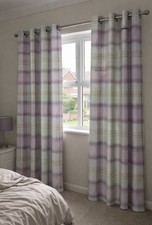 Next Check Eyelet Curtains