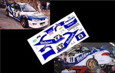 DECALS 1/43 SUBARU IMPREZA WRC - DALLAVILLA - RALLYE FRANCE TOUR DE CORSE 2000