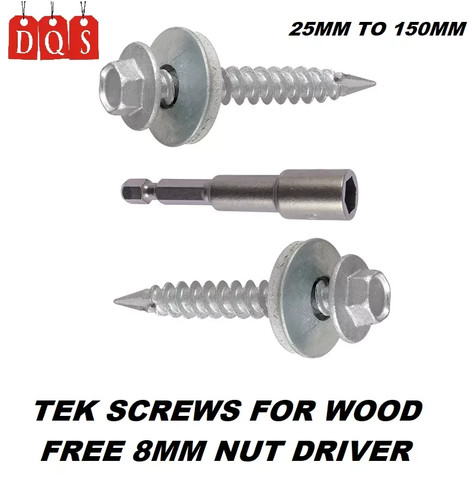 Timber tek screws 3mm - screws, 6.3mm