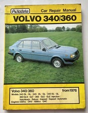 Autodata Volvo 340/360 Car Repair Manual from 1976 (Published 1985)