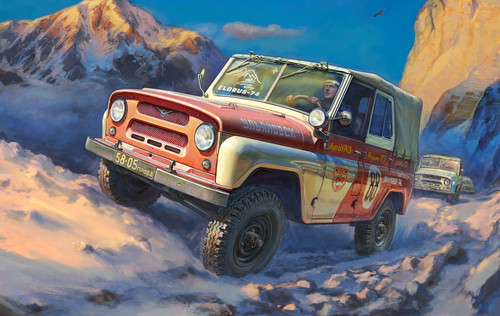 Zvezda vehicles uaz - -, uaz-469