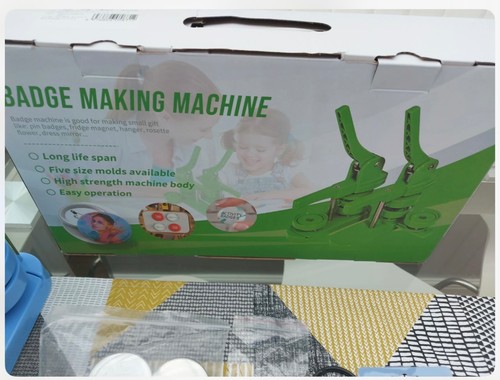 Badge making machine - machine, and