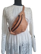Tan Leather Bum Bag | Handmade