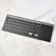 Wireless Keyboard with Touchpad 2.4G Sensitive Touchpad for PC Computer Numeric