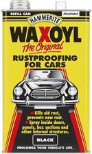 Hammerite Waxoyl Black 5 Litre Wax Oil Rustproofing Corrosion Inhibitors