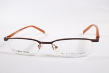 Oliver Goldsmith Eyeglasses G 5040 Aubergine Women Brown Semi-Rimless Glasses...