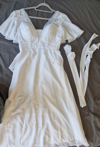 Line style chiffon wedding - a-,