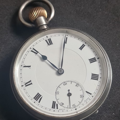 Antique solid silver gents - silver,