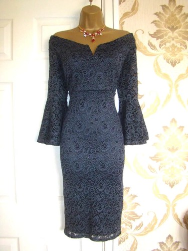 Quiz grey lace sparkly - lace,