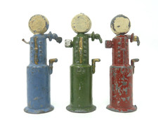 VINTAGE HOLLOW CAST LEAD PETROL PUMPS BRITAINS ERA