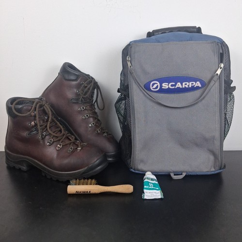 Men scarpa brown - scarpa, leather