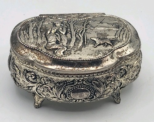 Vintage footed metal - vintage, jewelry