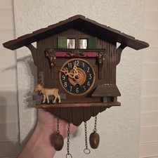 Large Bouncing Girl Novelty Mini Cuckoo Clock