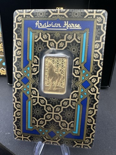 Pamp gold arabian - gold, horse