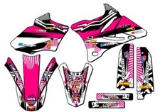 2002-2014 YZ 85 MAYHEM Pink Senge Graphics Kit Compatible with Yamaha
