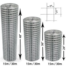 Welded Wire Mesh 1" x 1" x
