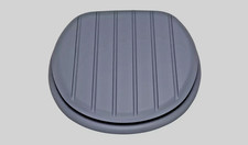 Grey Wooden Toilet Seat Strong