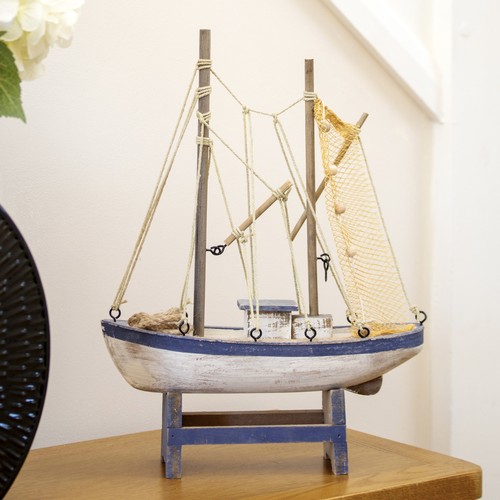 Large wooden fishing trawler - large,