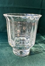 Dartington Crystal Pillar Candle Holder Vintage Early 90s