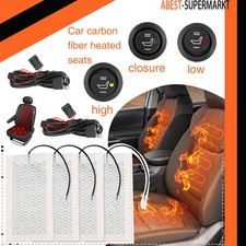 4Pads Carbon Fiber Car Heated