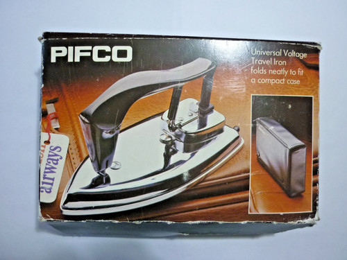 Folding travel iron - folding, pifco