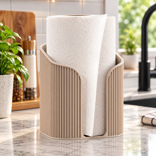 Square paper towel - paper, holder