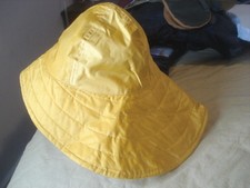Atlantis Double Layer Nylon Sou'wester Rain Fishing Hat, sz M, Great Shape!