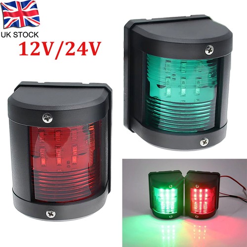 Pair boat navigation lights - boat,