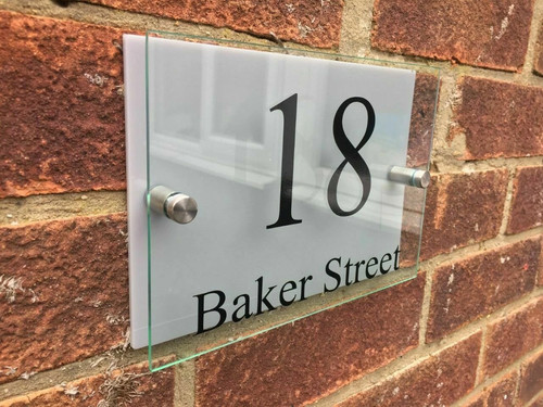 Modern house plaques - modern,