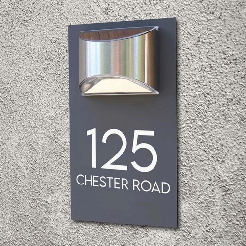 House number plaques - house,