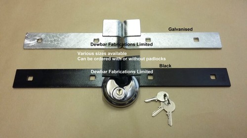 Shed lock bars with bolts - bolts,