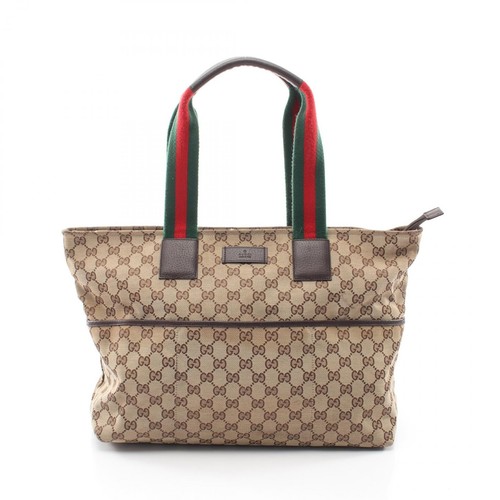 Gucci tote bag brown leather - gucci,