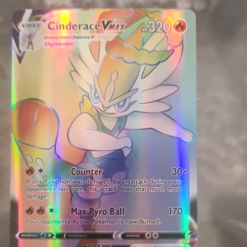 Pokémon tcg cinderace - cinderace, vmax