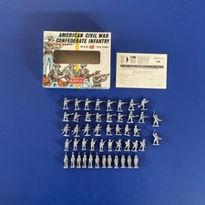 Airfix Boxed Confederate Infantry ACW HO/OO 1/72 Scale Complete Set