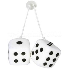 1 Pair of Plush Fuzzy Dice