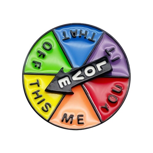 Pin badge love rotating enamel - badge,