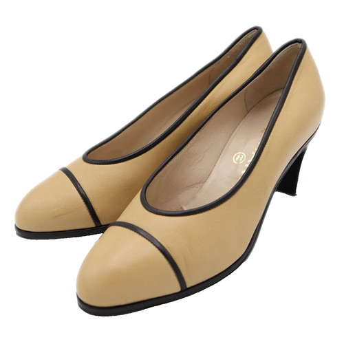 Chanel leather heeled pumps - leather,