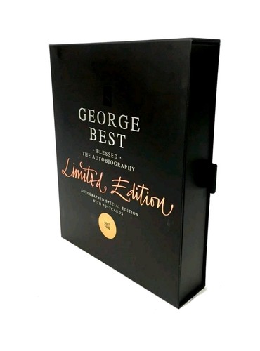 George best signed - george, book