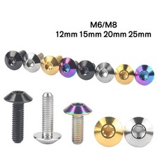 M6/M8x10-25mm Titanium Bolts