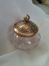 Vintage Cut Glass Sugar Bowl