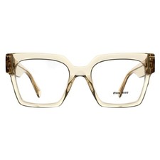 Miu Miu Glasses Frames MU 04UV 11T1O1 Sand Crystal Women