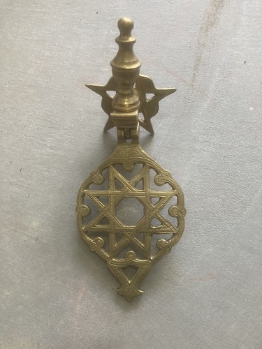 Vintage brass moroccan door - moroccan,