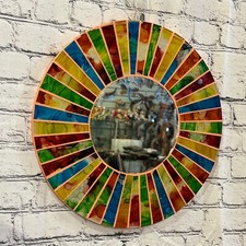 Rainbow Terracotta Line Mosaic