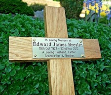17" Tall Oak Wooden Memorial