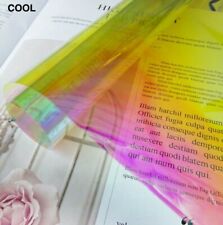 Dichroic colour changing chameleon rainbow self adhesive, coloured window film
