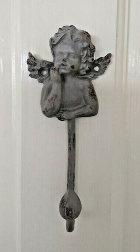 Cherub metal hook - hook, vintage