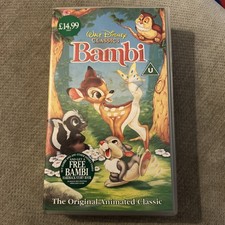Bambi - small box VHS video