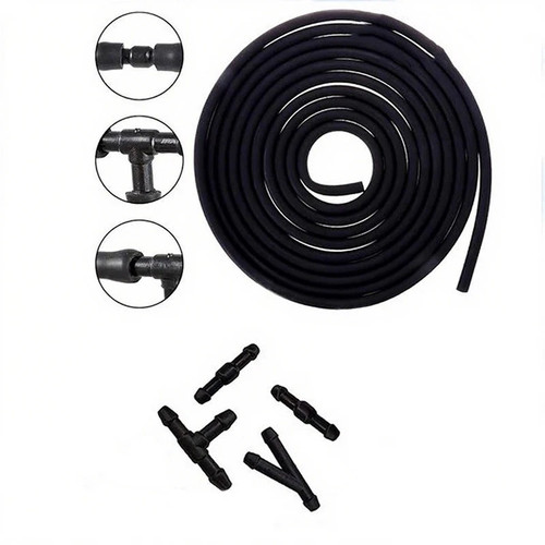 Black rubber windscreen - black,