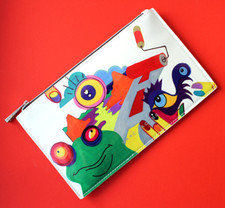 JULIE VERHOEVEN x MARC JACOBS CAMO CLUTCH BAG FROG COCK CARTOON ARTIST LOGO SS17